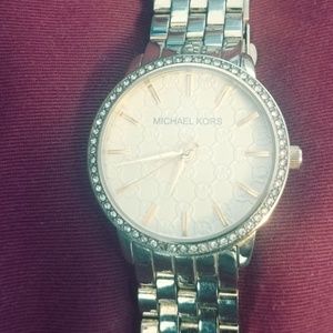 Michael Kors Women's MK3120 Gold 5-Link Round Argy